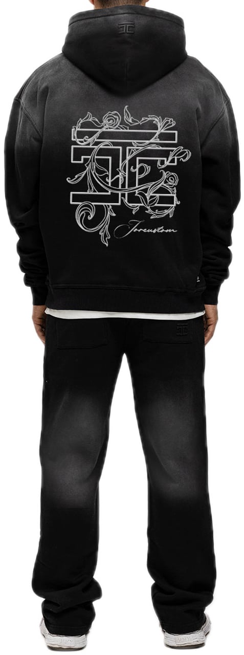 JORCUSTOM Renaissance Sun Hoodie Black Zwart