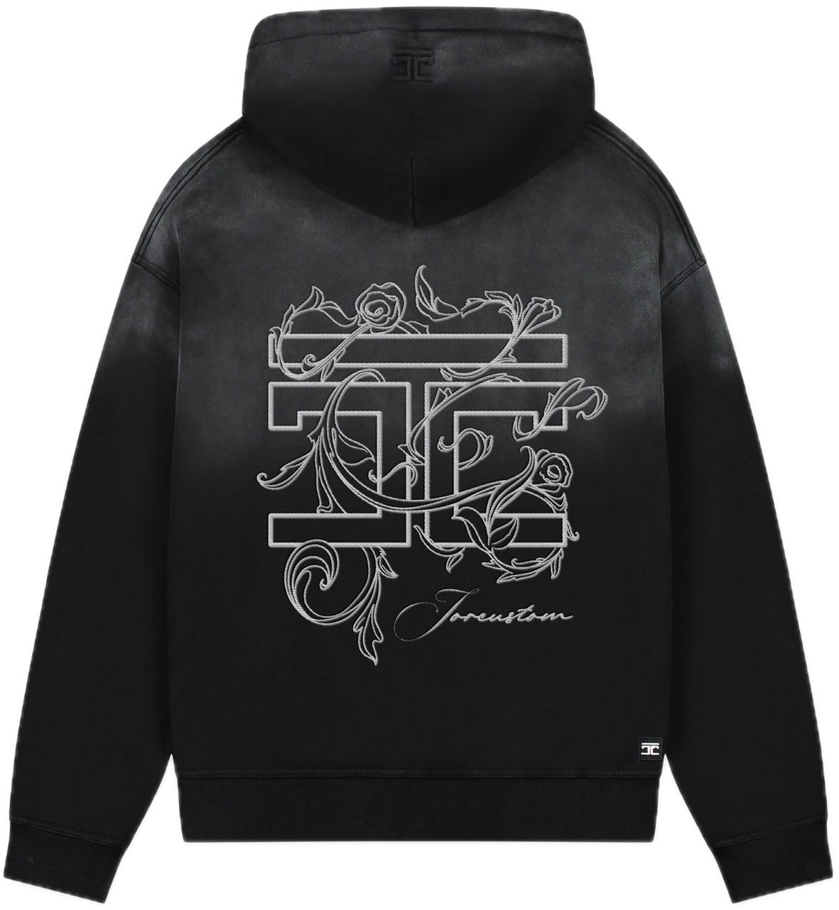 JORCUSTOM Renaissance Sun Hoodie Black Zwart