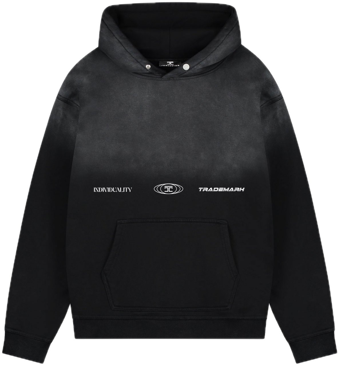 JORCUSTOM UncommonMind Sun Hoodie Black Zwart