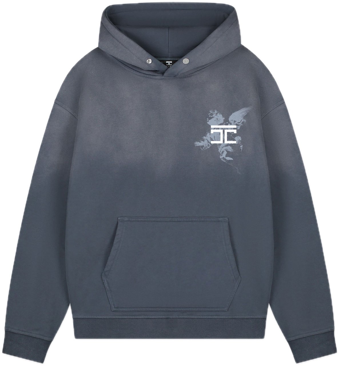 JORCUSTOM AboveAllLimi Sun Hoodie OmbreBlue Blauw