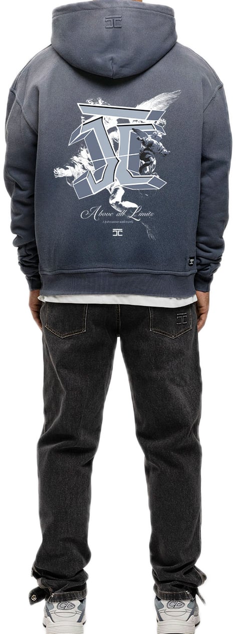 JORCUSTOM AboveAllLimi Sun Hoodie OmbreBlue Blauw