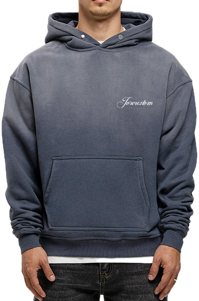 JORCUSTOM CustomUniver Sun Hoodie OmbreBlue Blauw