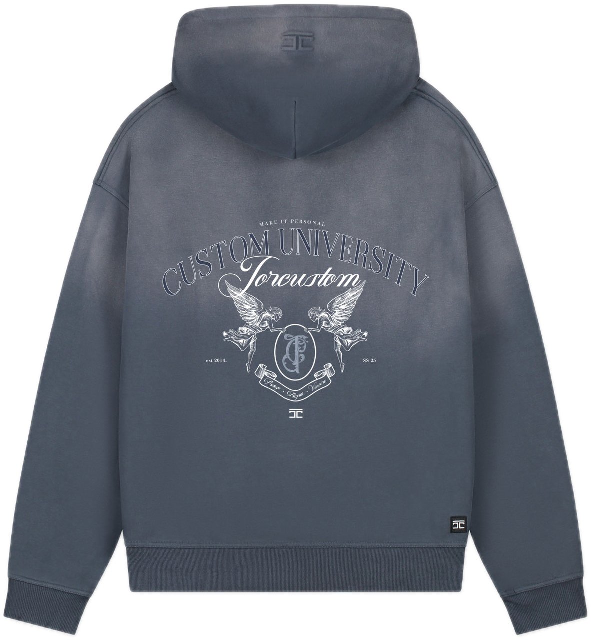 JORCUSTOM CustomUniver Sun Hoodie OmbreBlue Blauw