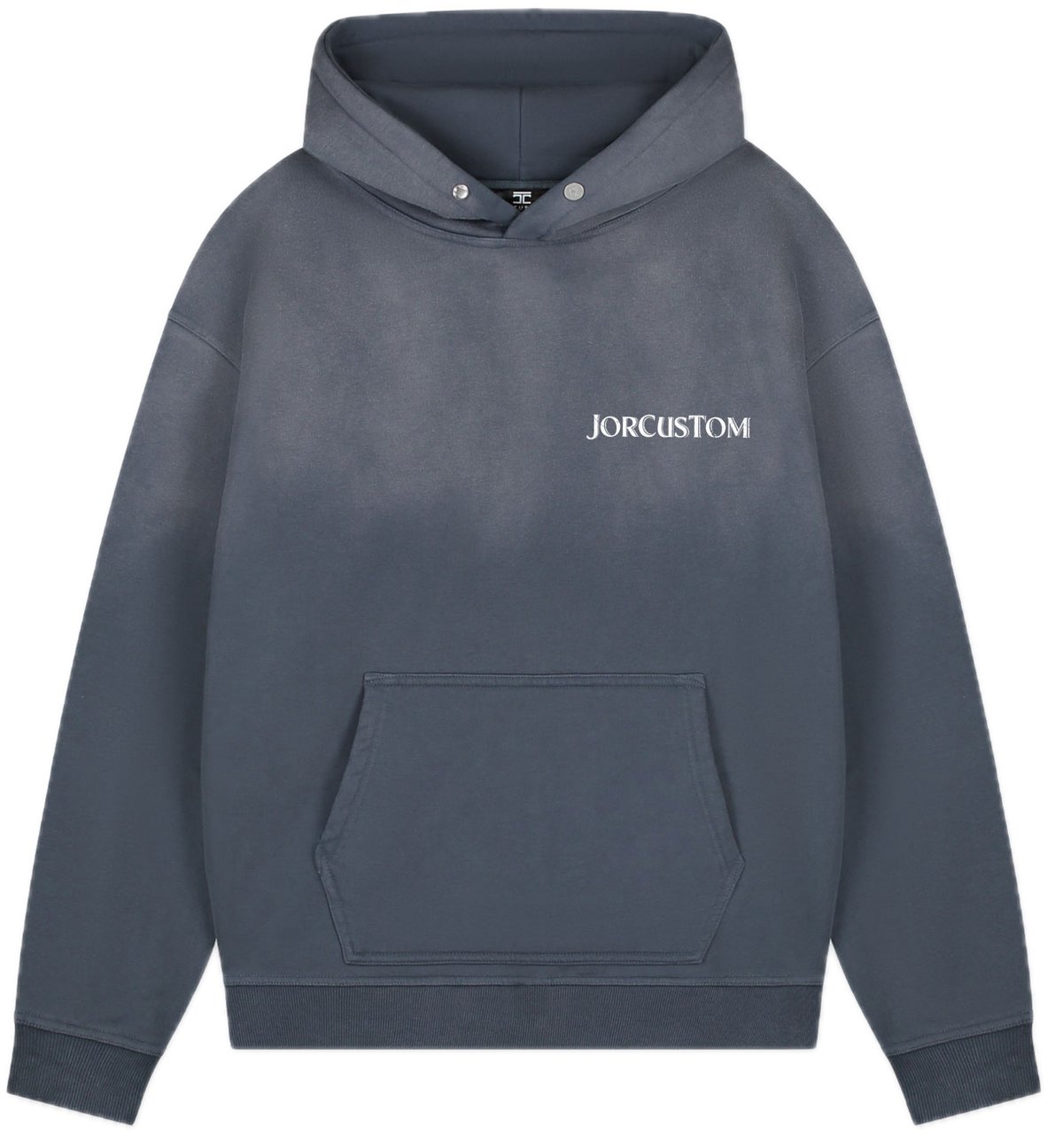 JORCUSTOM Ribbon Sun Hoodie OmbreBlue Blauw