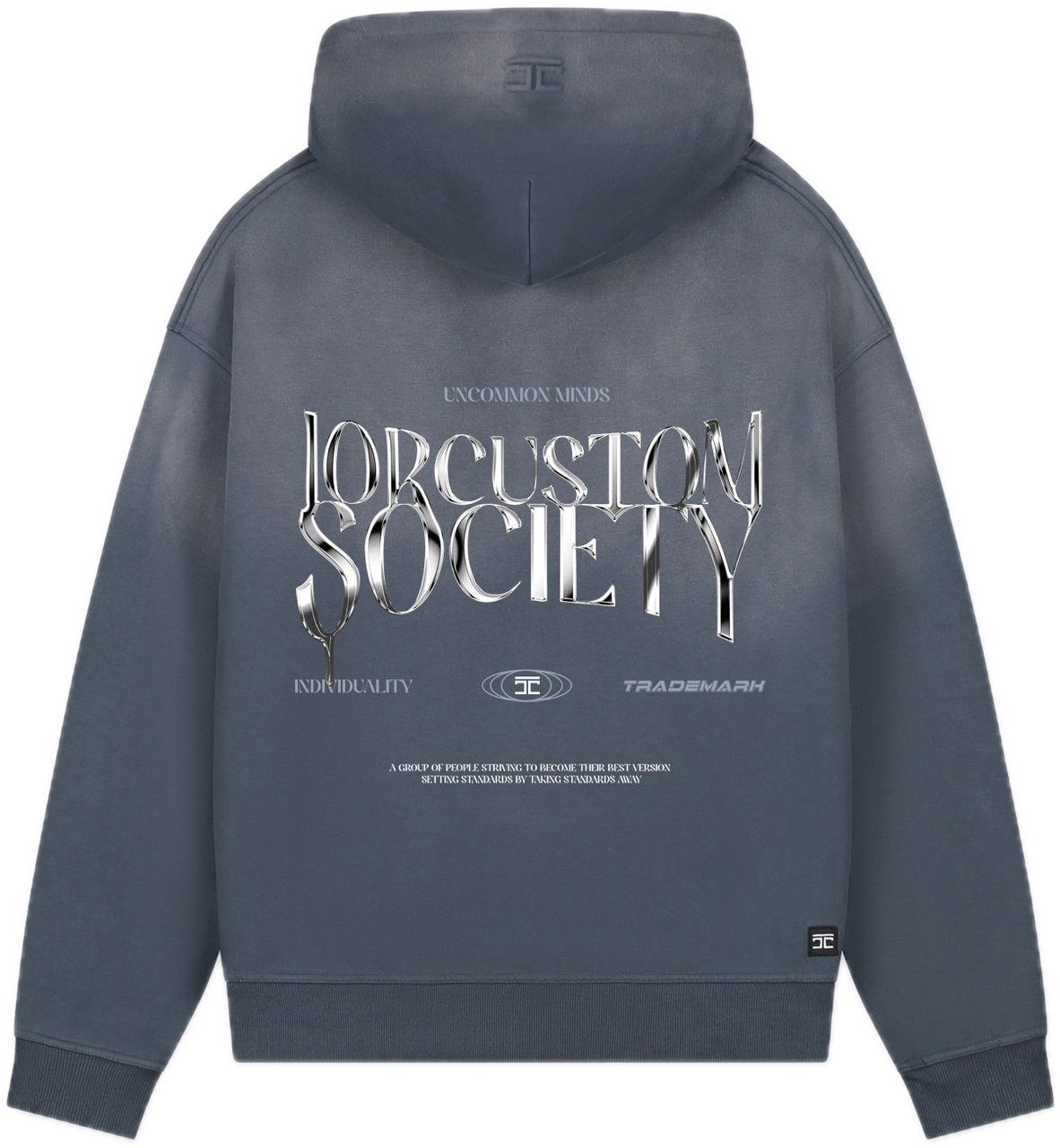 JORCUSTOM UncommonMind Sun Hoodie OmbreBlue Blauw