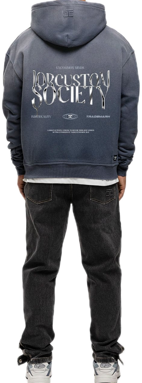 JORCUSTOM UncommonMind Sun Hoodie OmbreBlue Blauw