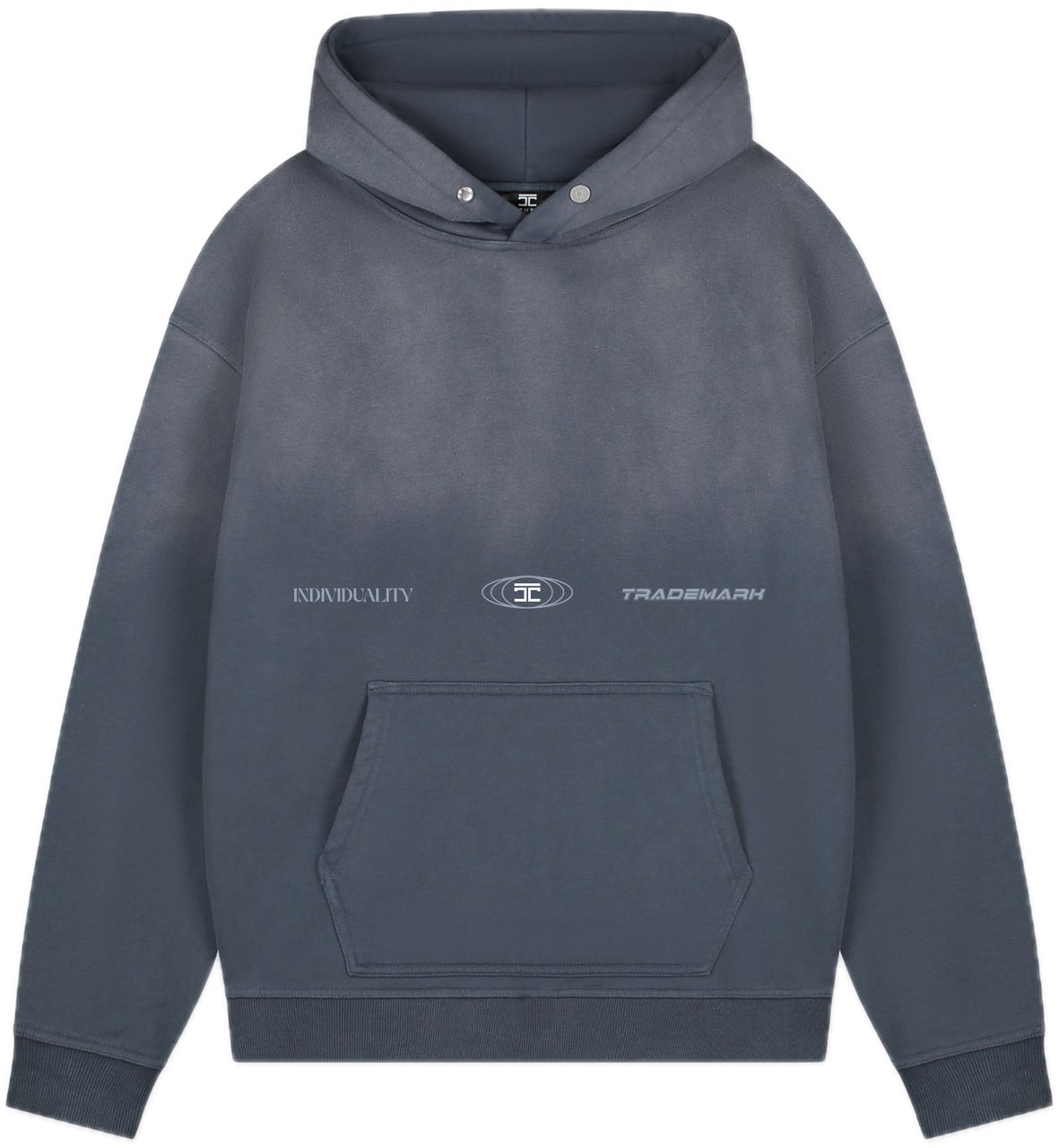 JORCUSTOM UncommonMind Sun Hoodie OmbreBlue Blauw