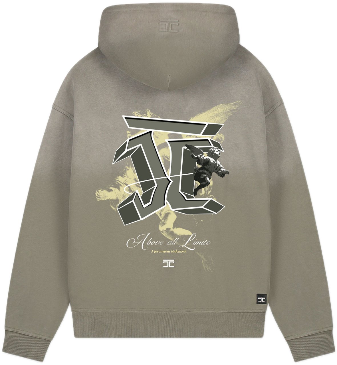 JORCUSTOM AboveAllLimi Sun Hoodie VintageGree Groen