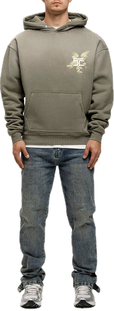 JORCUSTOM AboveAllLimi Sun Hoodie VintageGree Groen