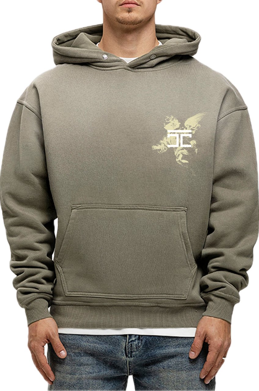 JORCUSTOM AboveAllLimi Sun Hoodie VintageGree Groen