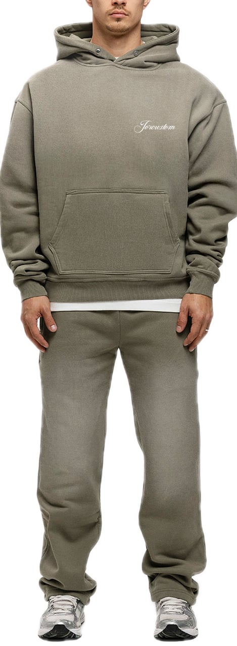 JORCUSTOM CustomUniver Sun Hoodie VintageGree Groen