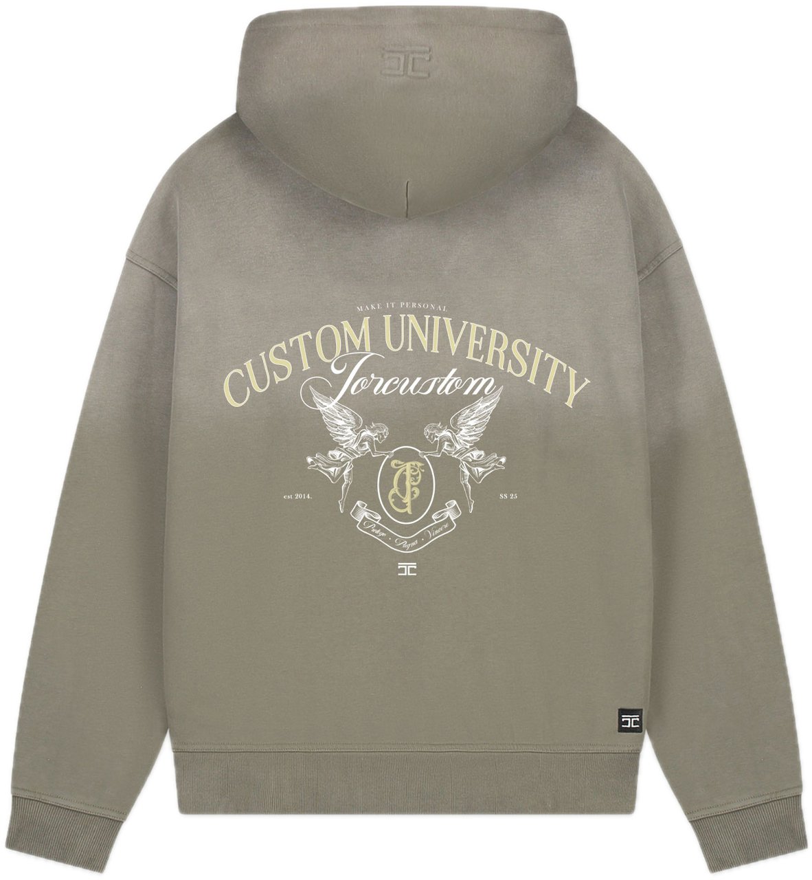 JORCUSTOM CustomUniver Sun Hoodie VintageGree Groen