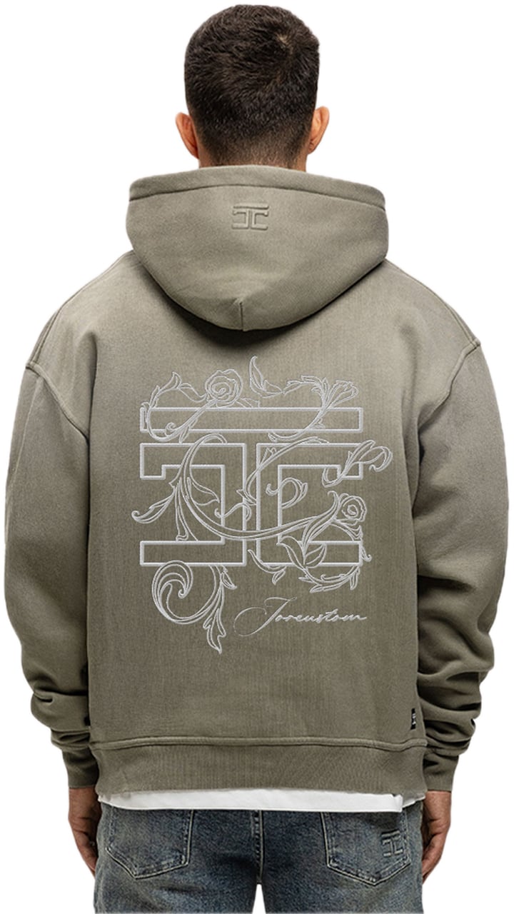 JORCUSTOM Renaissance Sun Hoodie VintageGree Groen