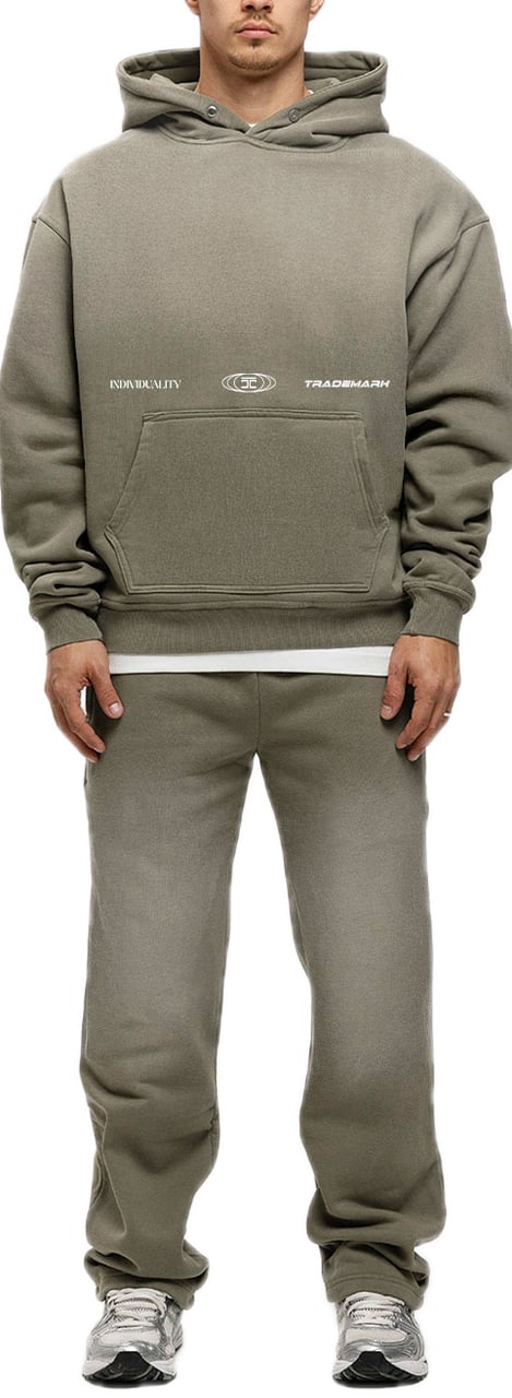 JORCUSTOM UncommonMind Sun Hoodie VintageGree Groen