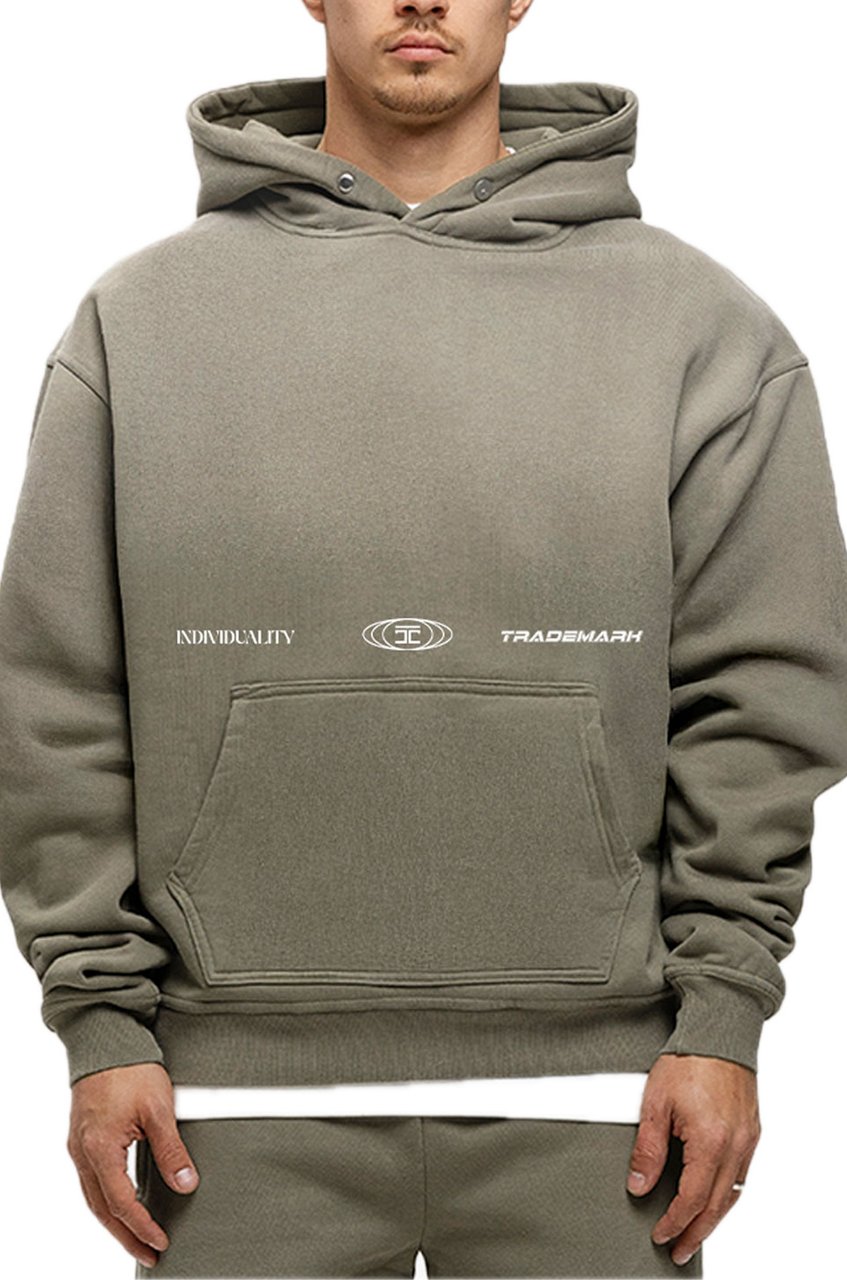 JORCUSTOM UncommonMind Sun Hoodie VintageGree Groen