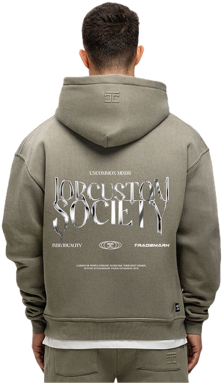 JORCUSTOM UncommonMind Sun Hoodie VintageGree Groen