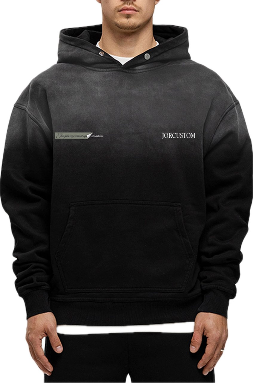 JORCUSTOM AngelTwo Sun Hoodie Black Zwart