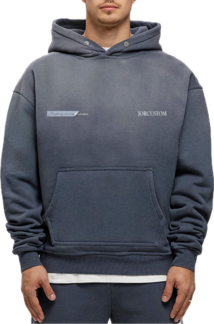 JORCUSTOM AngelTwo Sun Hoodie OmbreBlue Blauw