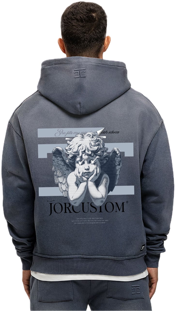 JORCUSTOM AngelTwo Sun Hoodie OmbreBlue Blauw