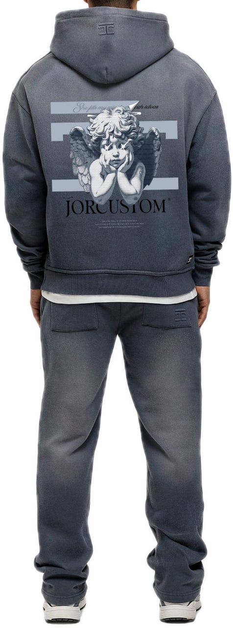 JORCUSTOM AngelTwo Sun Hoodie OmbreBlue Blauw