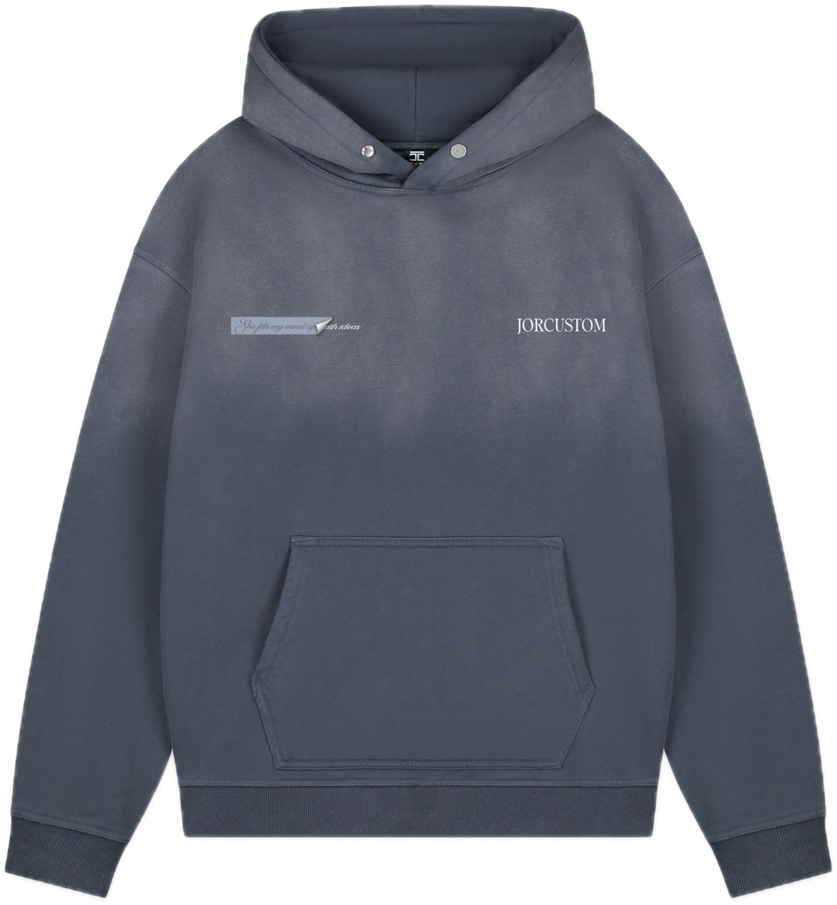 JORCUSTOM AngelTwo Sun Hoodie OmbreBlue Blauw