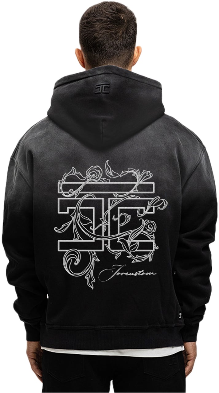 JORCUSTOM Renaissanc Sun Zip Hoodie Black Zwart
