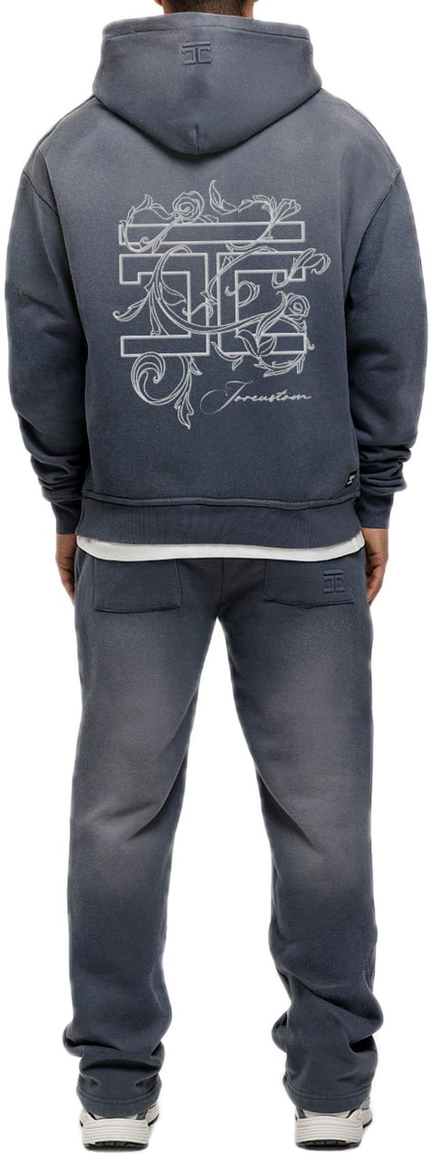 JORCUSTOM Renaissanc Sun Zip Hoodie OmbreBlue Blauw