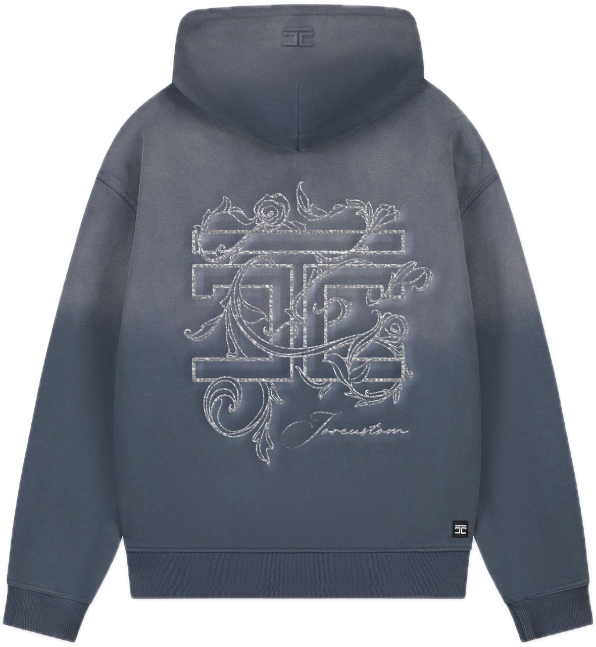 JORCUSTOM Renaissanc Sun Zip Hoodie OmbreBlue Blauw