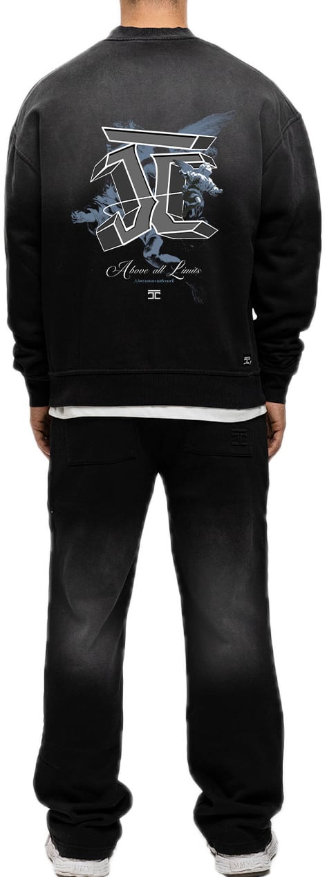 JORCUSTOM AboveAllLimits Sun Sweater Black Zwart
