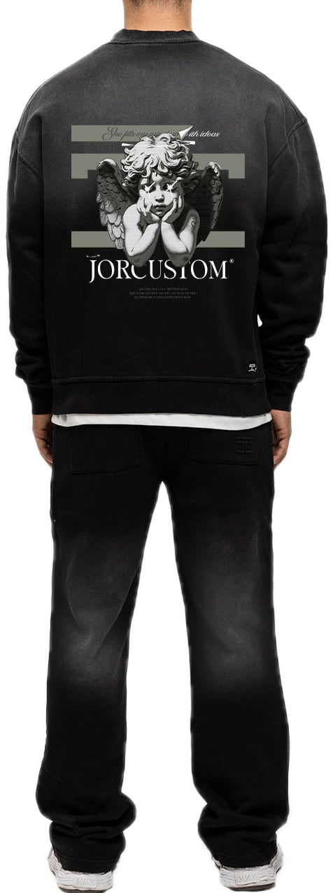JORCUSTOM AngelTwo Sun Sweater Black Zwart