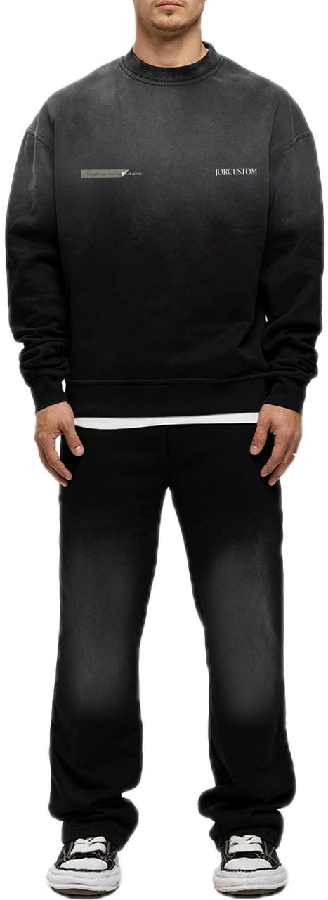 JORCUSTOM AngelTwo Sun Sweater Black Zwart