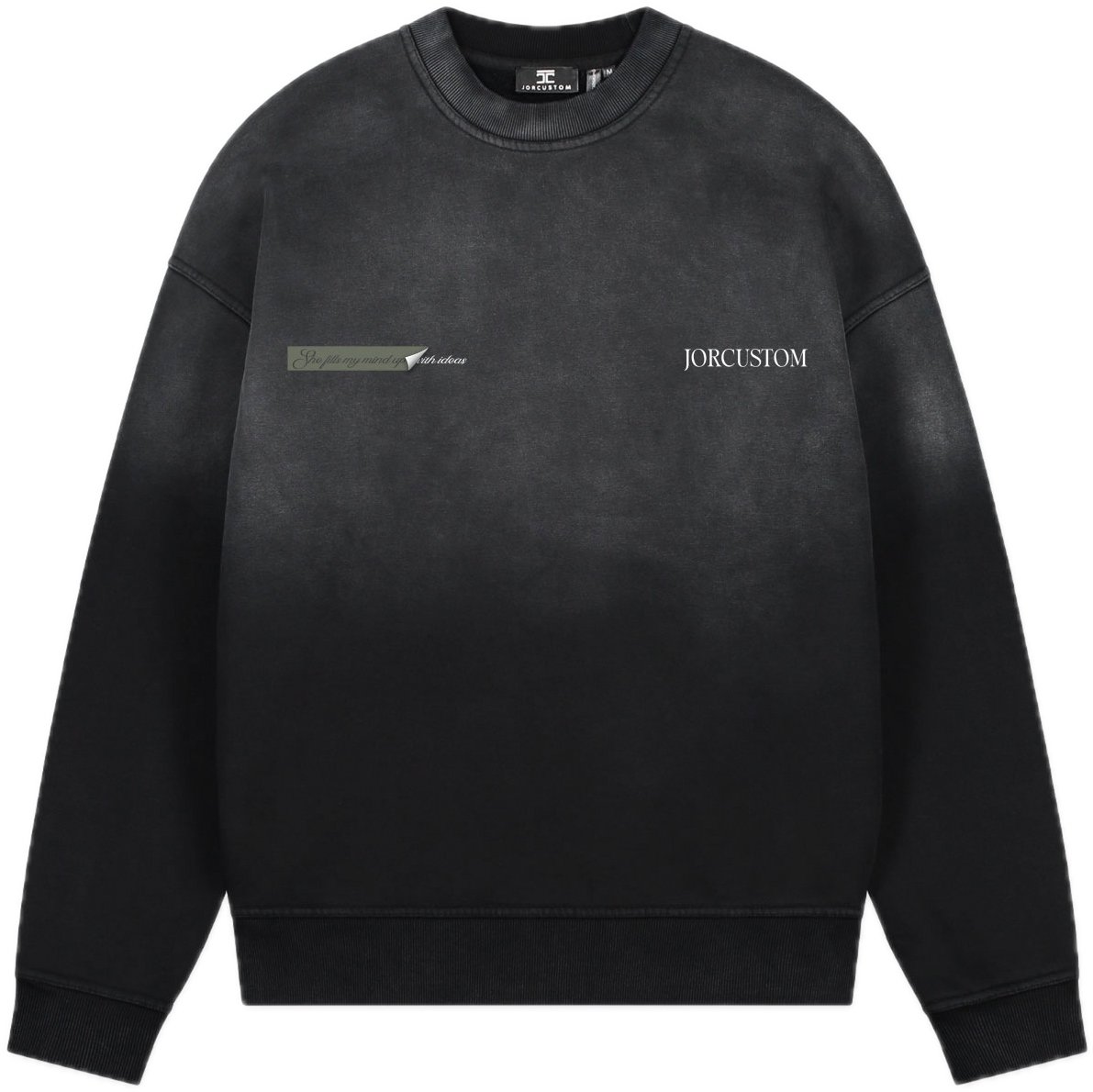 JORCUSTOM AngelTwo Sun Sweater Black Zwart