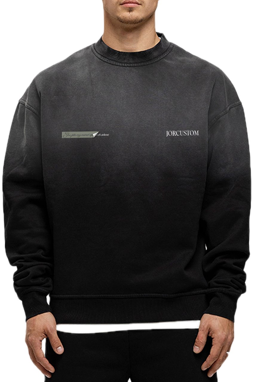 JORCUSTOM AngelTwo Sun Sweater Black Zwart