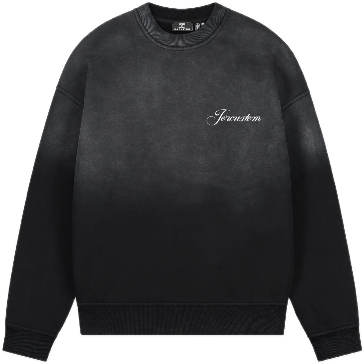 JORCUSTOM CustomUniversity Sun Sweater Black Zwart