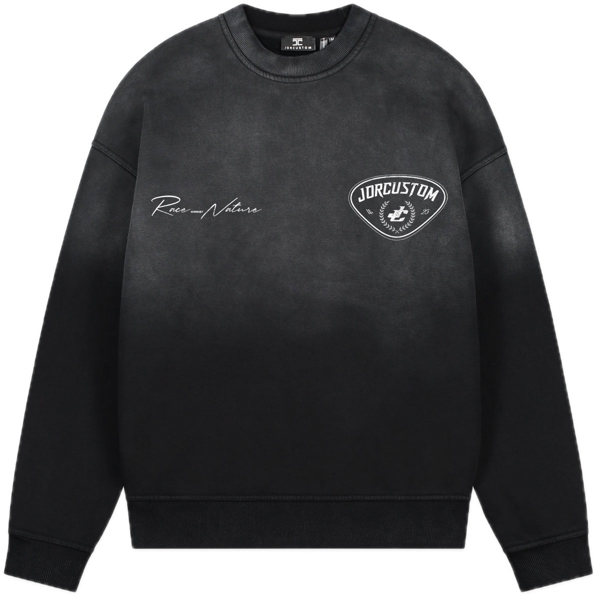 JORCUSTOM RaceAgainstNature Sun Sweater Black Zwart