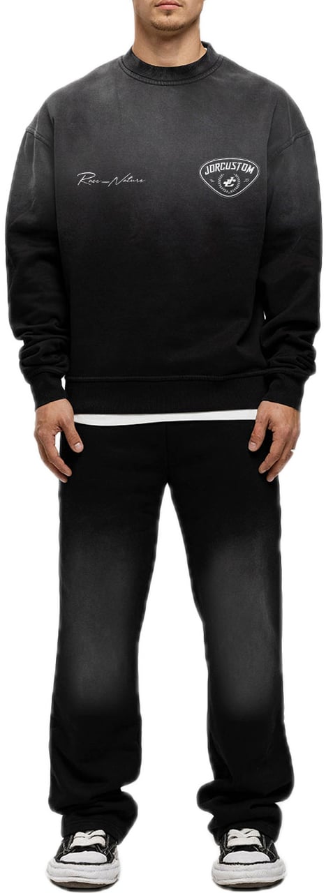 JORCUSTOM RaceAgainstNature Sun Sweater Black Zwart