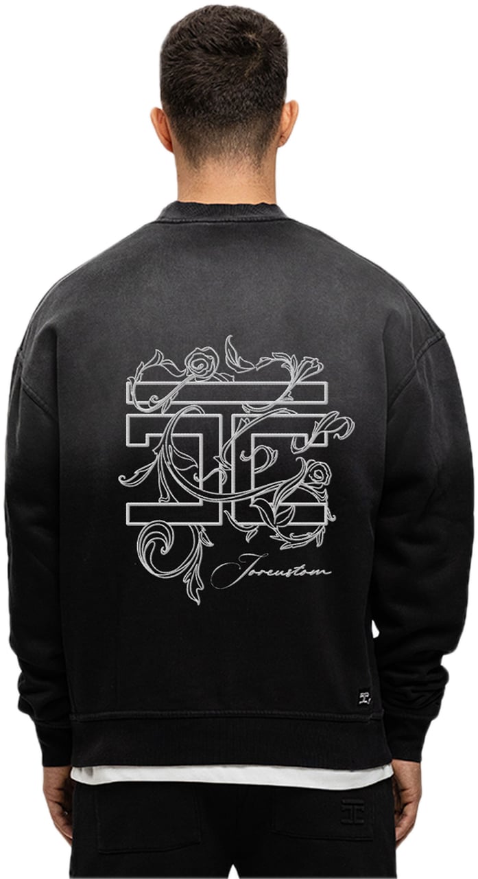 JORCUSTOM Renaissance Sun Sweater Black Zwart