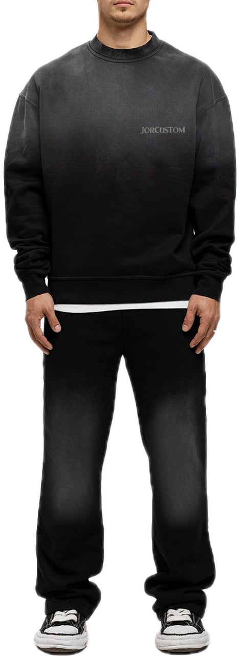 JORCUSTOM Ribbon Sun Sweater Black Zwart