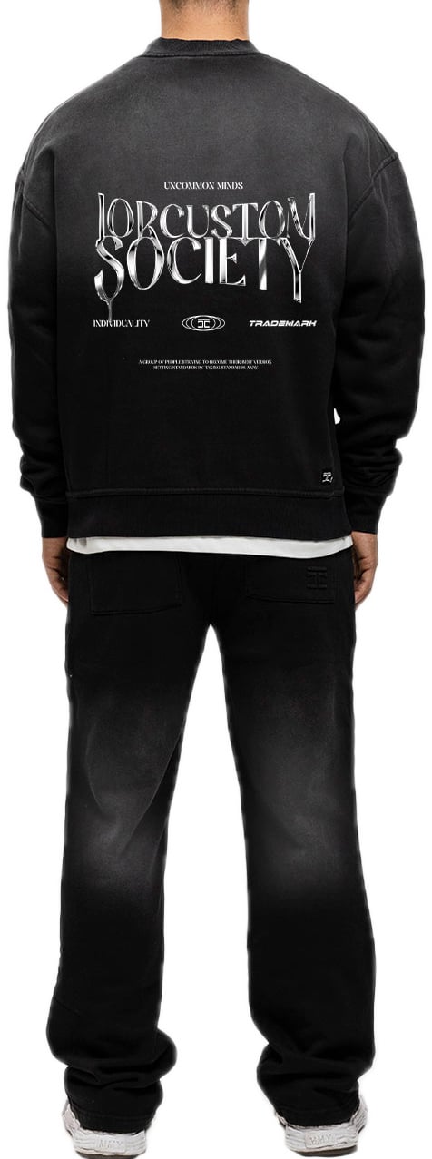 JORCUSTOM UncommonMinds Sun Sweater Black Zwart