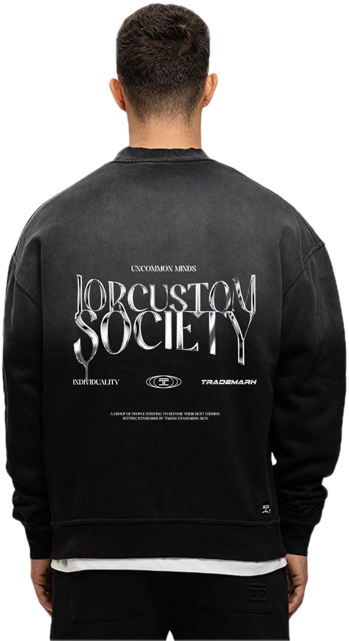 JORCUSTOM UncommonMinds Sun Sweater Black Zwart