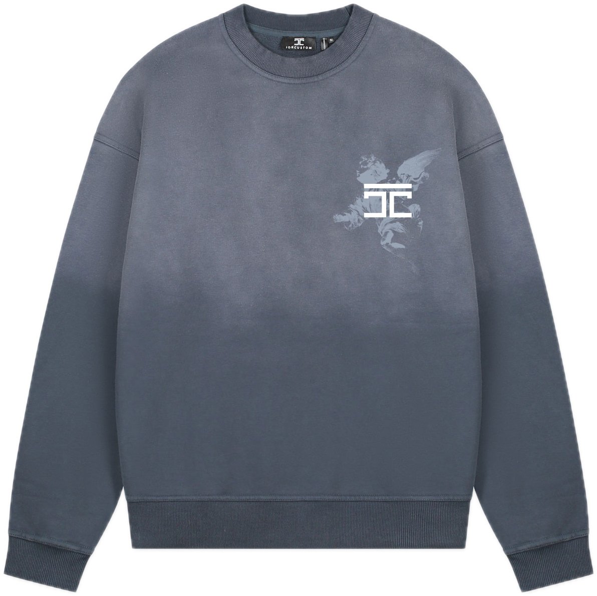 JORCUSTOM AboveAllLimit Sun Sweater OmbreBlue Blauw