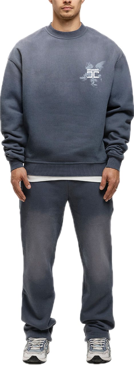 JORCUSTOM AboveAllLimit Sun Sweater OmbreBlue Blauw