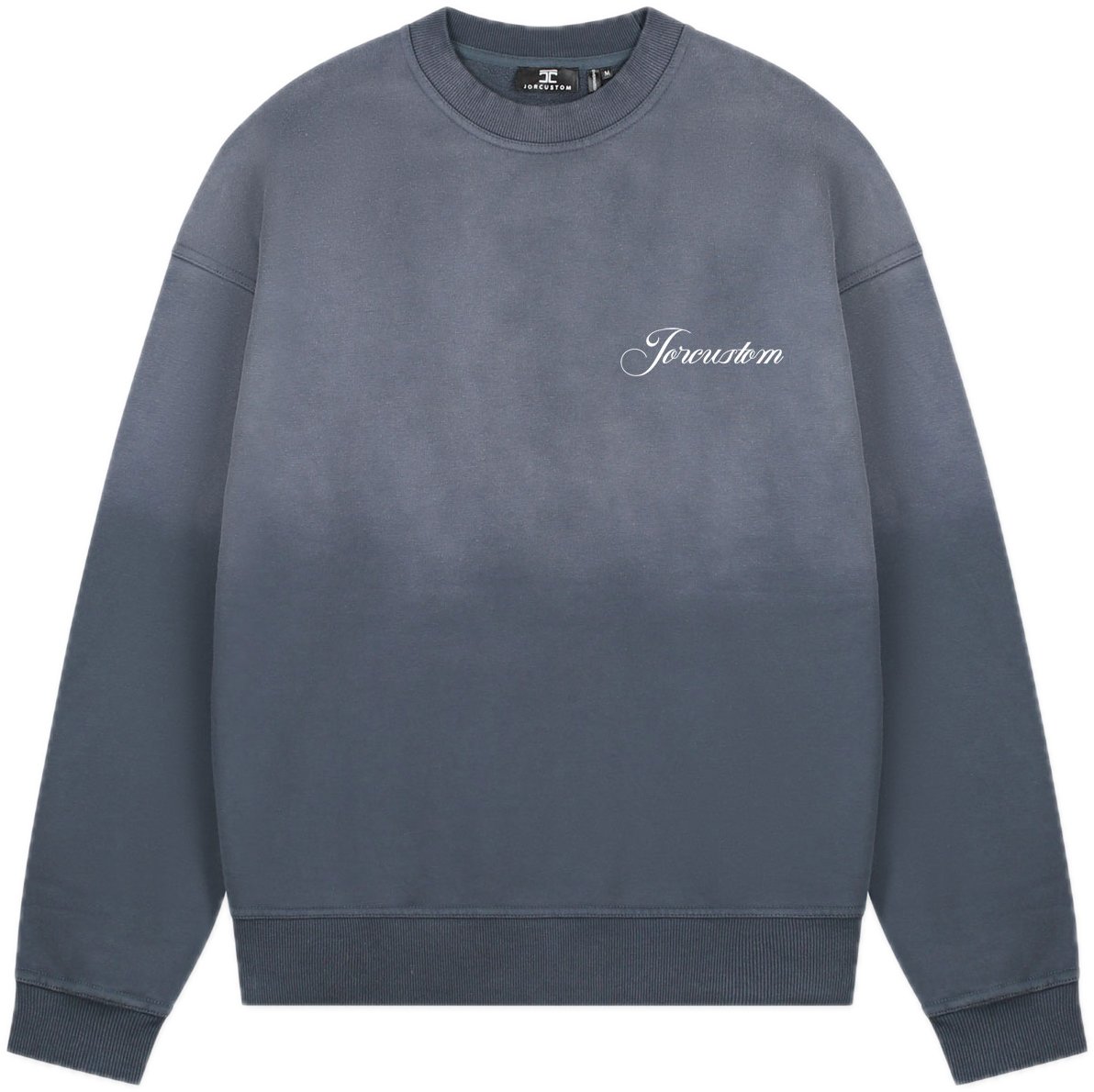 JORCUSTOM CustomUnivers Sun Sweater OmbreBlue Blauw