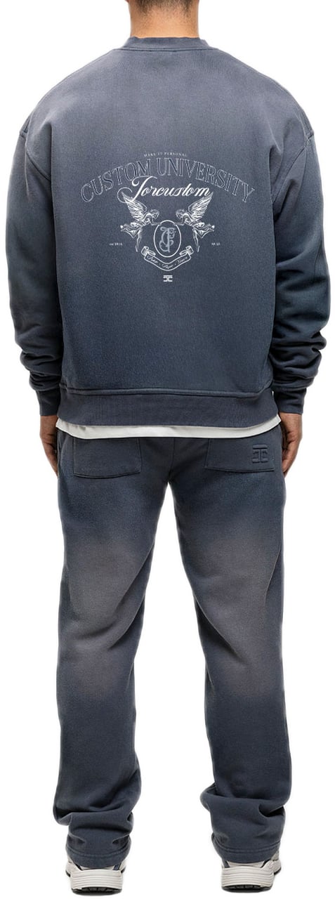 JORCUSTOM CustomUnivers Sun Sweater OmbreBlue Blauw