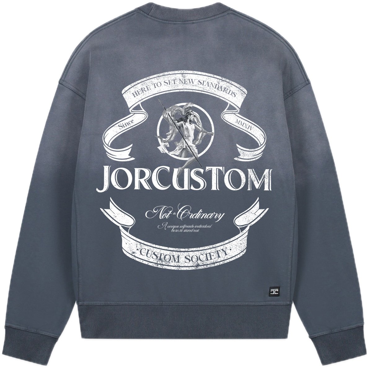 JORCUSTOM Ribbon Sun Sweater OmbreBlue Blauw