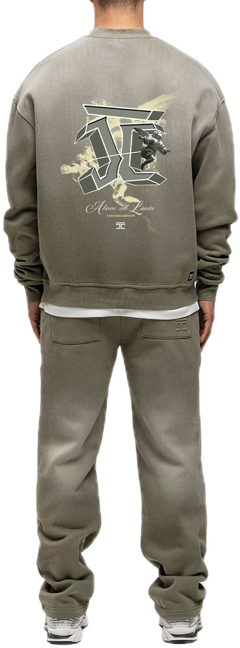 JORCUSTOM AboveAllLi Sun Sweater VintageGreen Groen