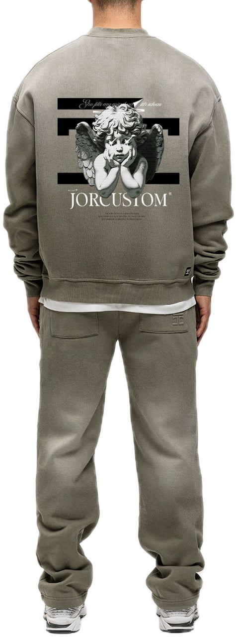 JORCUSTOM AngelTwo Sun Sweater VintageGree Groen