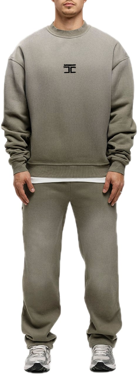 JORCUSTOM Artist Sun Sweater VintageGreen Groen