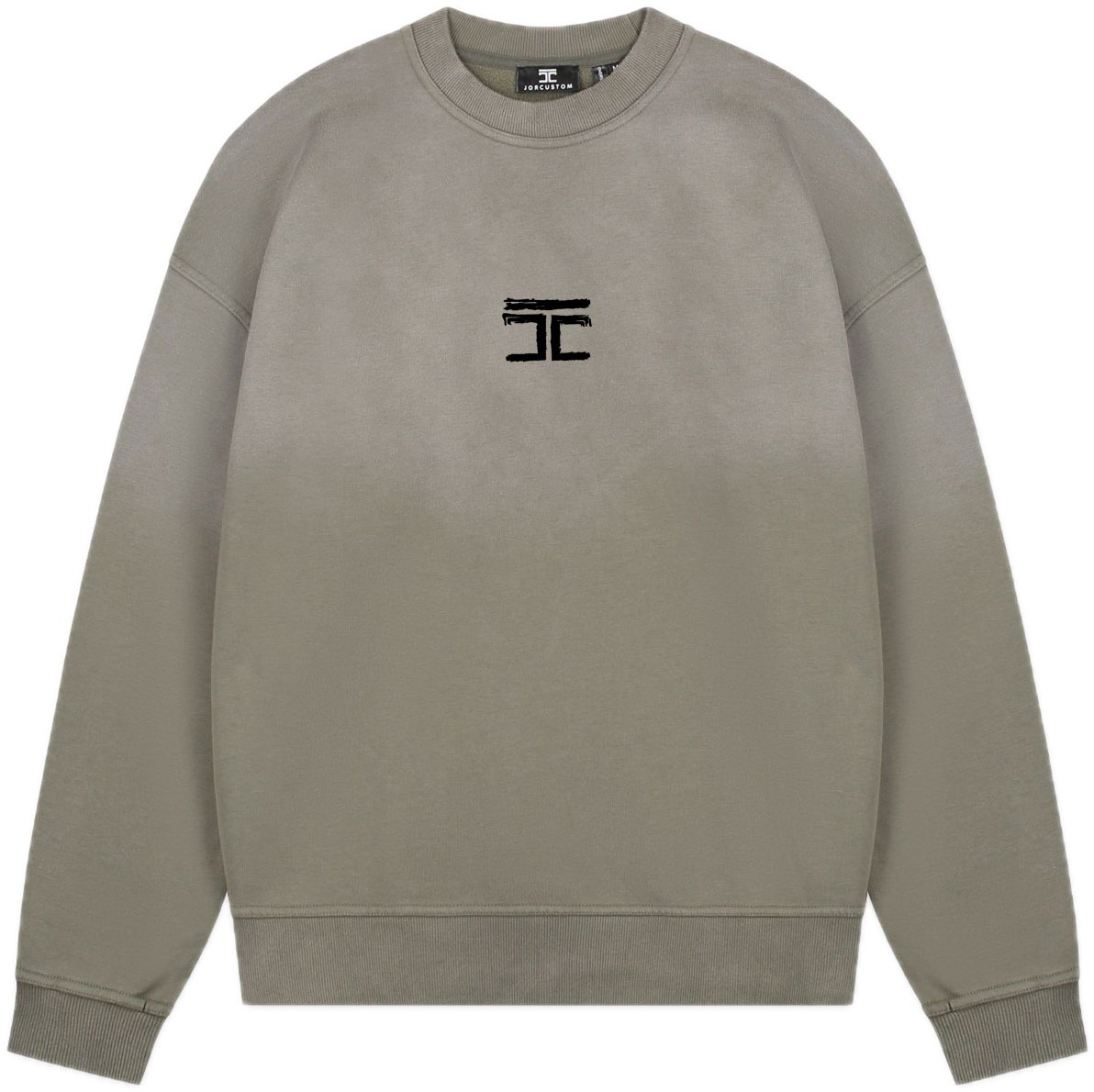 JORCUSTOM Artist Sun Sweater VintageGreen Groen