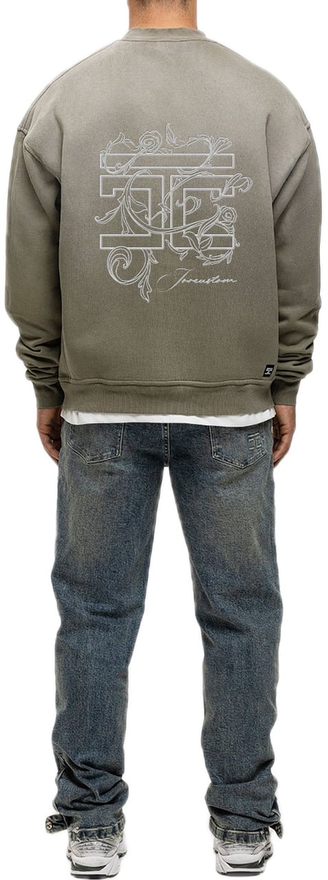 JORCUSTOM Renaissanc Sun Sweater VintageGreen Groen